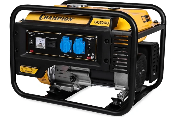 Бензогенератор CHAMPION GG3200, 3,2 кВт