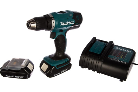 Аккумуляторная дрель (шуруповерт) MAKITA DDF453SYE, 18 В, 42 Нм