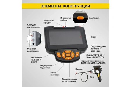 Видеоэндоскоп iCarTool 4.3"