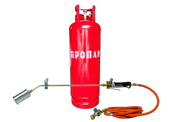 Газовоздушная горелка с баллоном 50 л