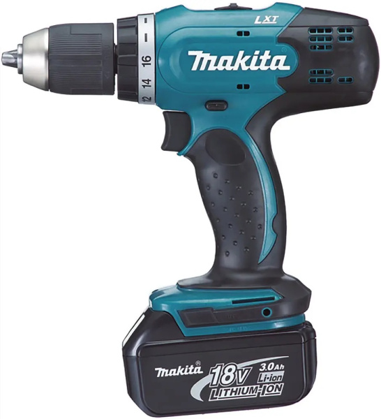 Аккумуляторная дрель (шуруповерт) MAKITA DDF453SYE, 18 В, 42 Нм